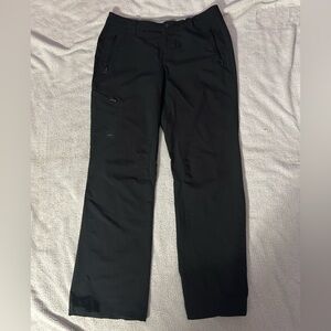 REI Black Cargo Pants Slim Fit